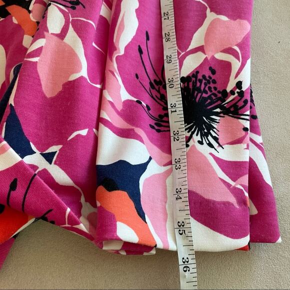 Trina Turk NWT Marcia 2 Floral Fit & Flare Dress Size 10 Sleeveless V-Neck - Picture 10 of 11